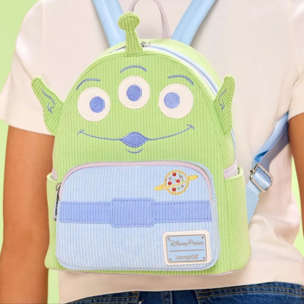 NWT Disney Parks Loungefly Toy Story Alien Backpack- Disney Parks Pastel Series